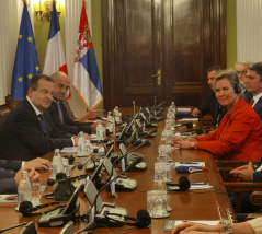 15 September 2021 The National Assembly Speaker meets with the France-Western Balkans Friendship Group